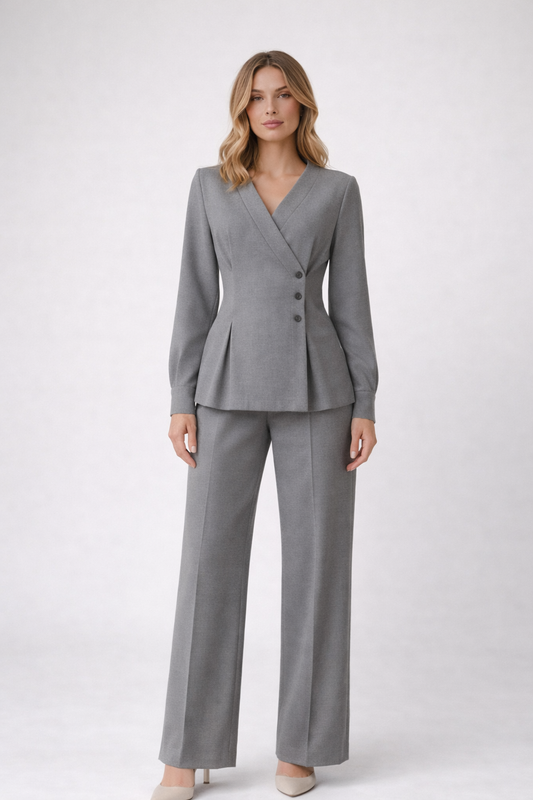Ensemble Tailleur Gris