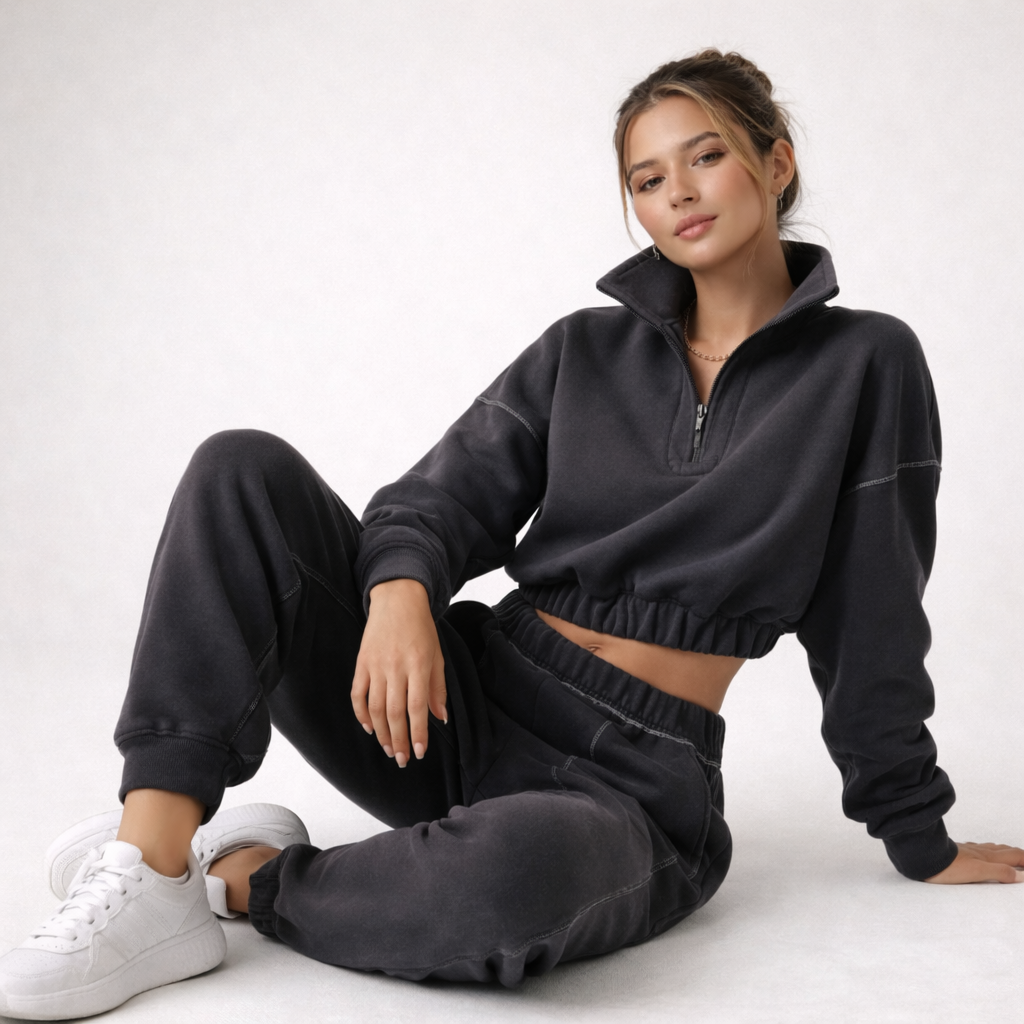 Ensemble sweat zippé & pantalon